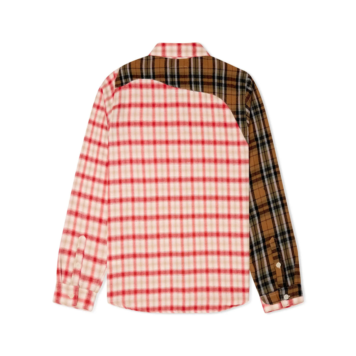 Kidsuper Patchwork Face Flannel Shirt