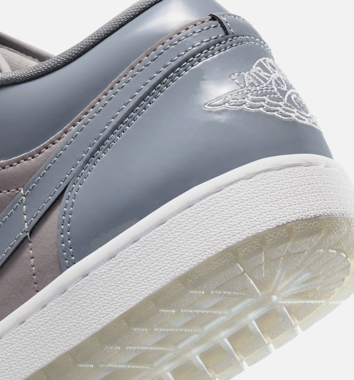 Air Jordan 1 Low Cool Grey Men's Lifestyle Shoes - Medium Grey/White/Cool Grey