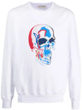 Alexander McQueen skull-print cotton sweatshirt