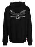Mostly Heard Rarely Seen 8-Bit Ghost Catcher graphic-print cotton hoodie