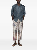 Pierre-Louis Mascia silk flap-pocket shirt