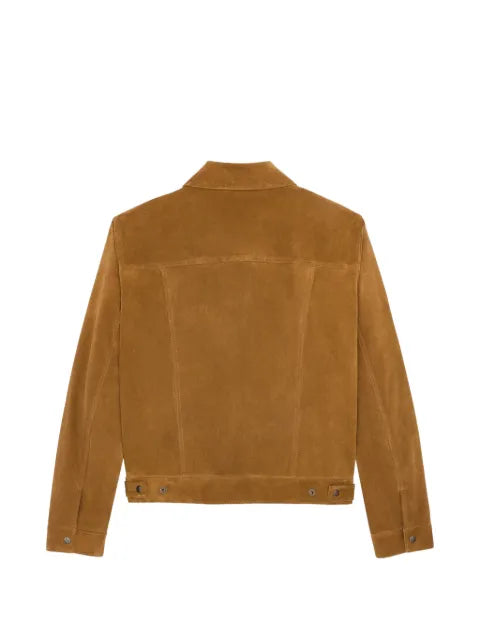 Saint Laurent buttoned calfskin jacket