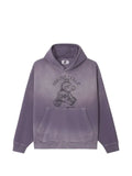 izzue graphic-print faded-effect hoodie