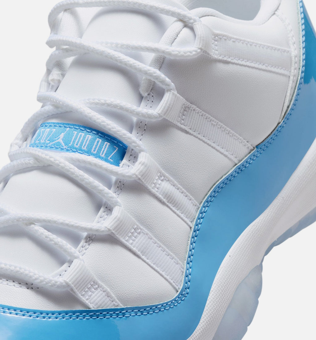 Air Jordan 11 Retro Low 'University Blue' - Men's Lifestyle Sneaker (White/University Blue/Black)