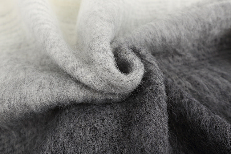 Off-White Black Arrow Gradient Crewneck Knit Sweater