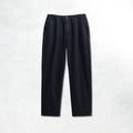 Wax London Kurt Trouser Cotton Linen Crinkle: Navy