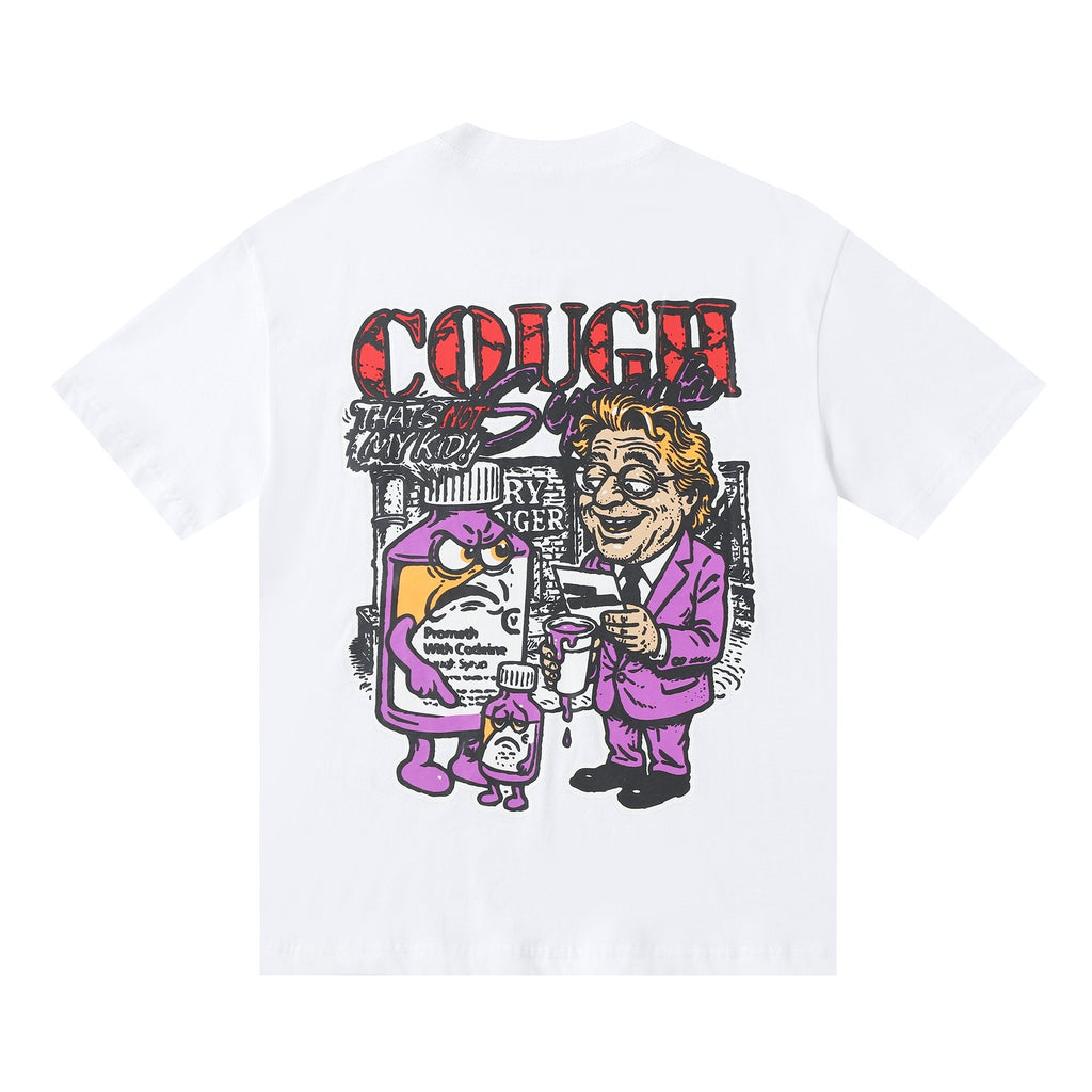 THAT'S A AWFUL LOT OF COUGH SYRUP Chest & Back Graphic T-Shirt