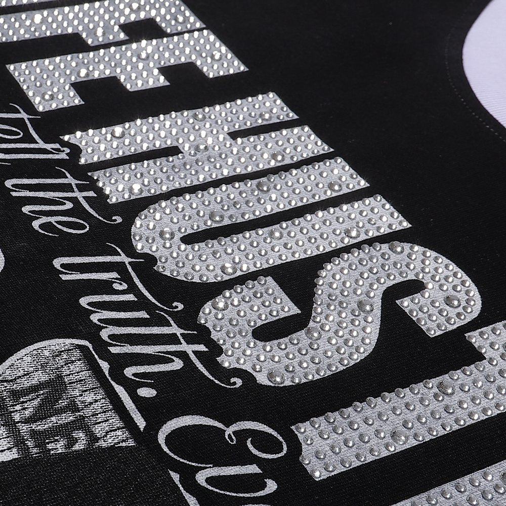Life Hustlere Scarface Portrait Graphic Color-Block T-Shirt