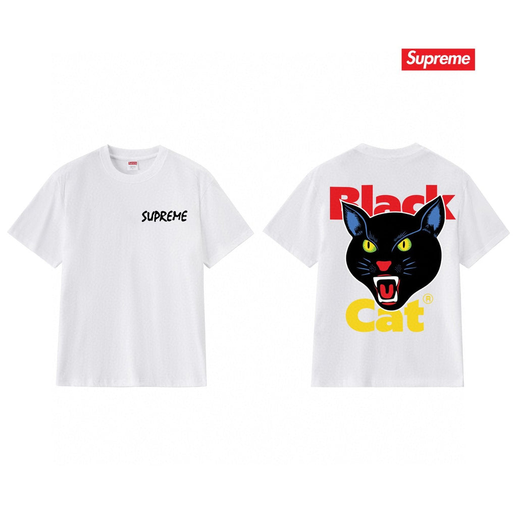 Supreme Cat Head Graphic Short-Sleeve T-Shirt