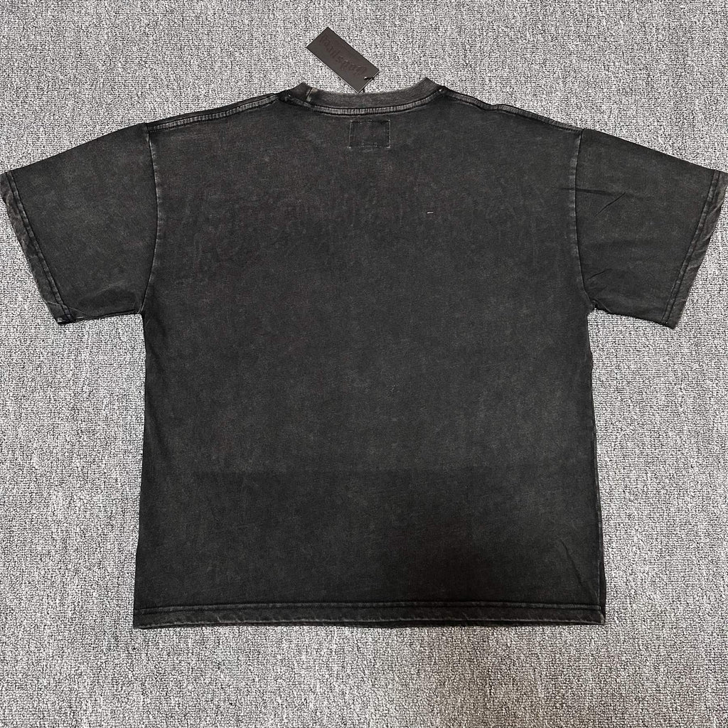 Godspeed Washed Black Skull Graphic T-Shirt