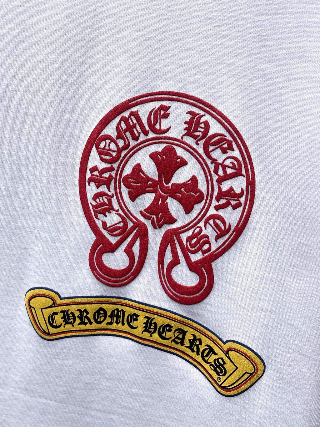 Chrome Hearts Multicolor Horseshoe Graphic T-Shirt