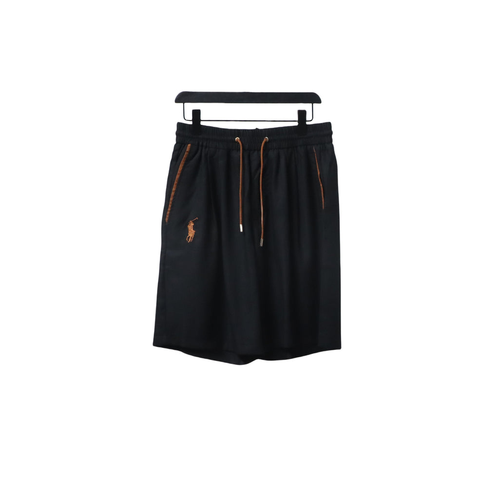 Polo Ralph Lauren Warhorse Embroidered Shorts Black